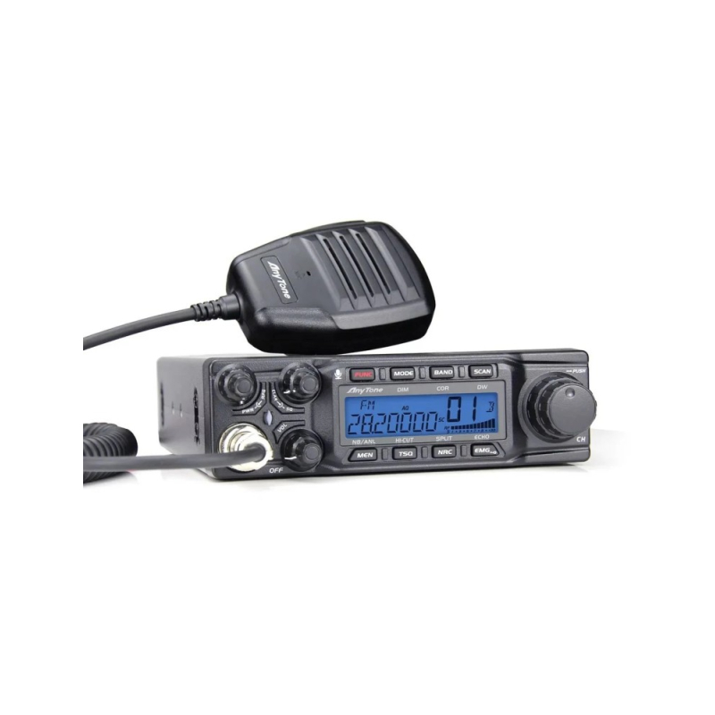 Anytone / Jopix AT-6666-PRO HAM 10M Transceiver Uitgangsvermogen: Max. 80 Watt AM en SSB / 50 Watt FM